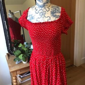 Red Polka Dot Dress